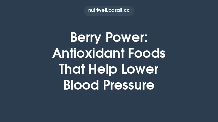 Berry Power: Antioxidant Foods That Help Lower Blood Pressure Thumbnail