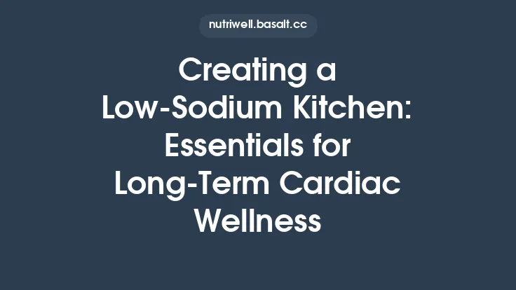 Creating a Low‑Sodium Kitchen: Essentials for Long‑Term Cardiac Wellness Thumbnail