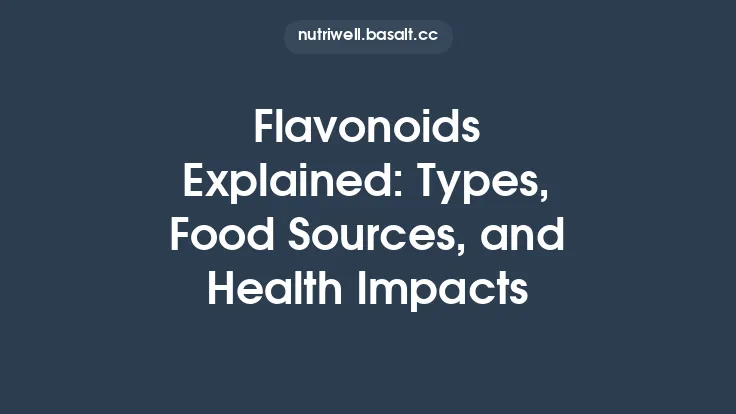 Flavonoids Explained: Types, Food Sources, and Health Impacts Thumbnail