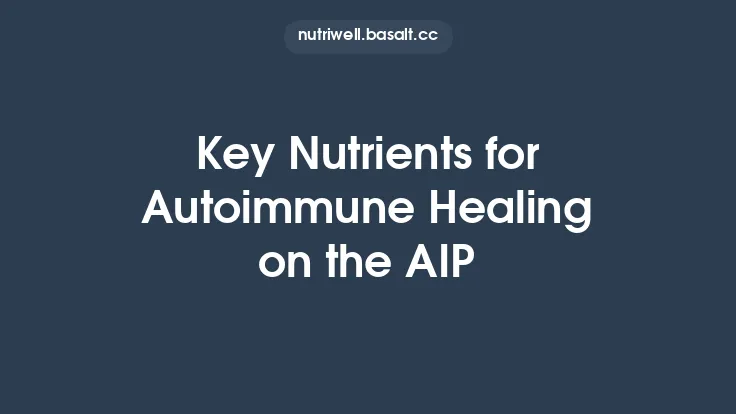 Key Nutrients for Autoimmune Healing on the AIP Thumbnail