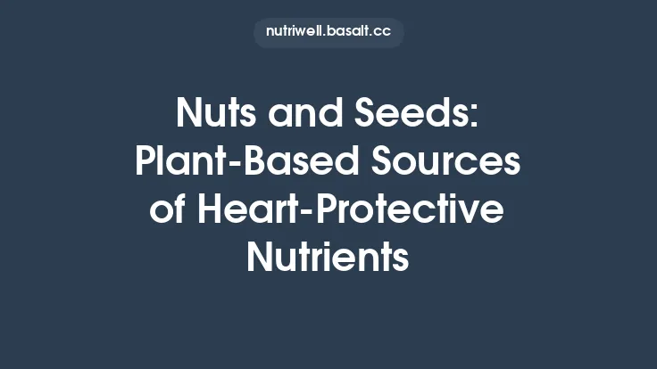 Nuts and Seeds: Plant‑Based Sources of Heart‑Protective Nutrients Thumbnail