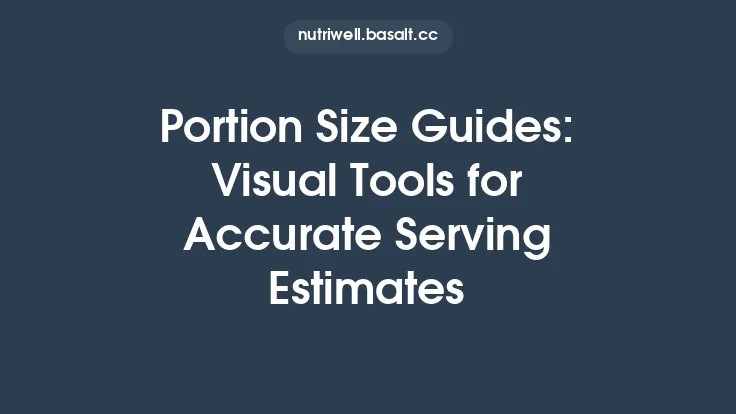 Portion Size Guides: Visual Tools for Accurate Serving Estimates Thumbnail