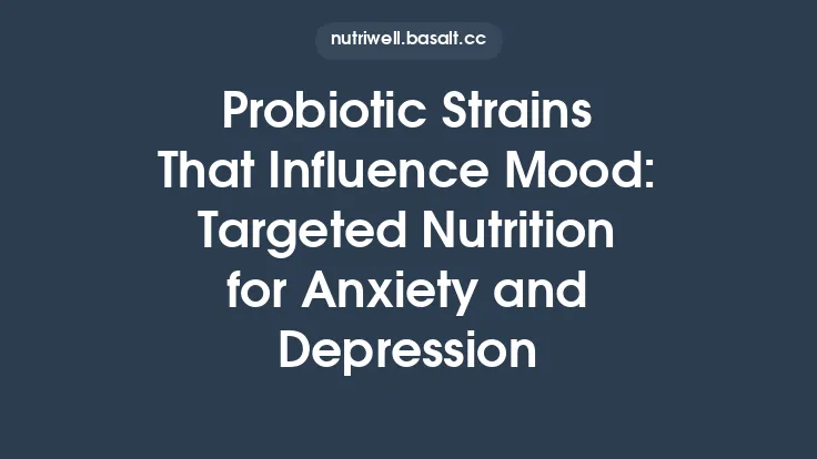 Probiotic Strains That Influence Mood: Targeted Nutrition for Anxiety and Depression Thumbnail