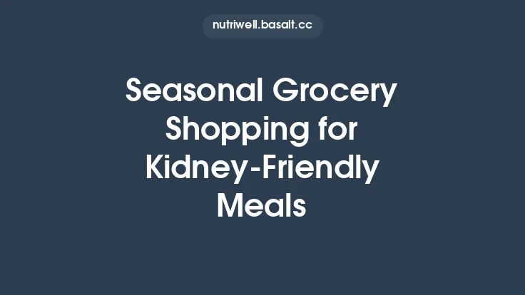 Seasonal Grocery Shopping for Kidney‑Friendly Meals Thumbnail