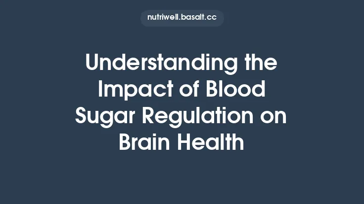 Understanding the Impact of Blood Sugar Regulation on Brain Health Thumbnail