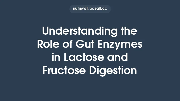 Understanding the Role of Gut Enzymes in Lactose and Fructose Digestion Thumbnail