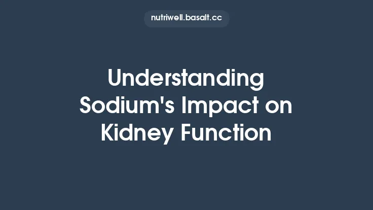 Understanding Sodium
